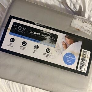 King Size Sheet Set - Soft Gray